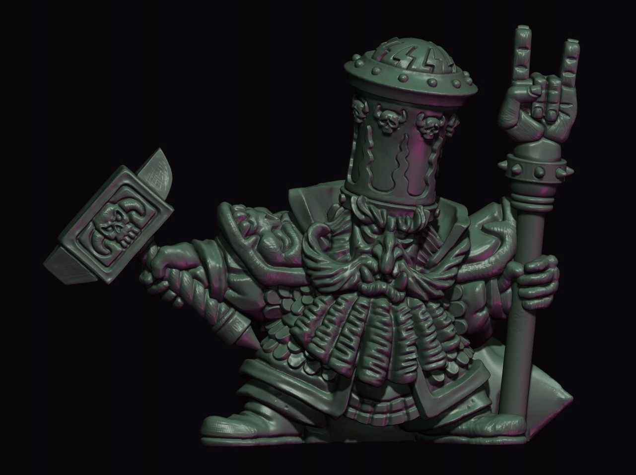 High Priest on foot - Druk 3D - Minifaktura