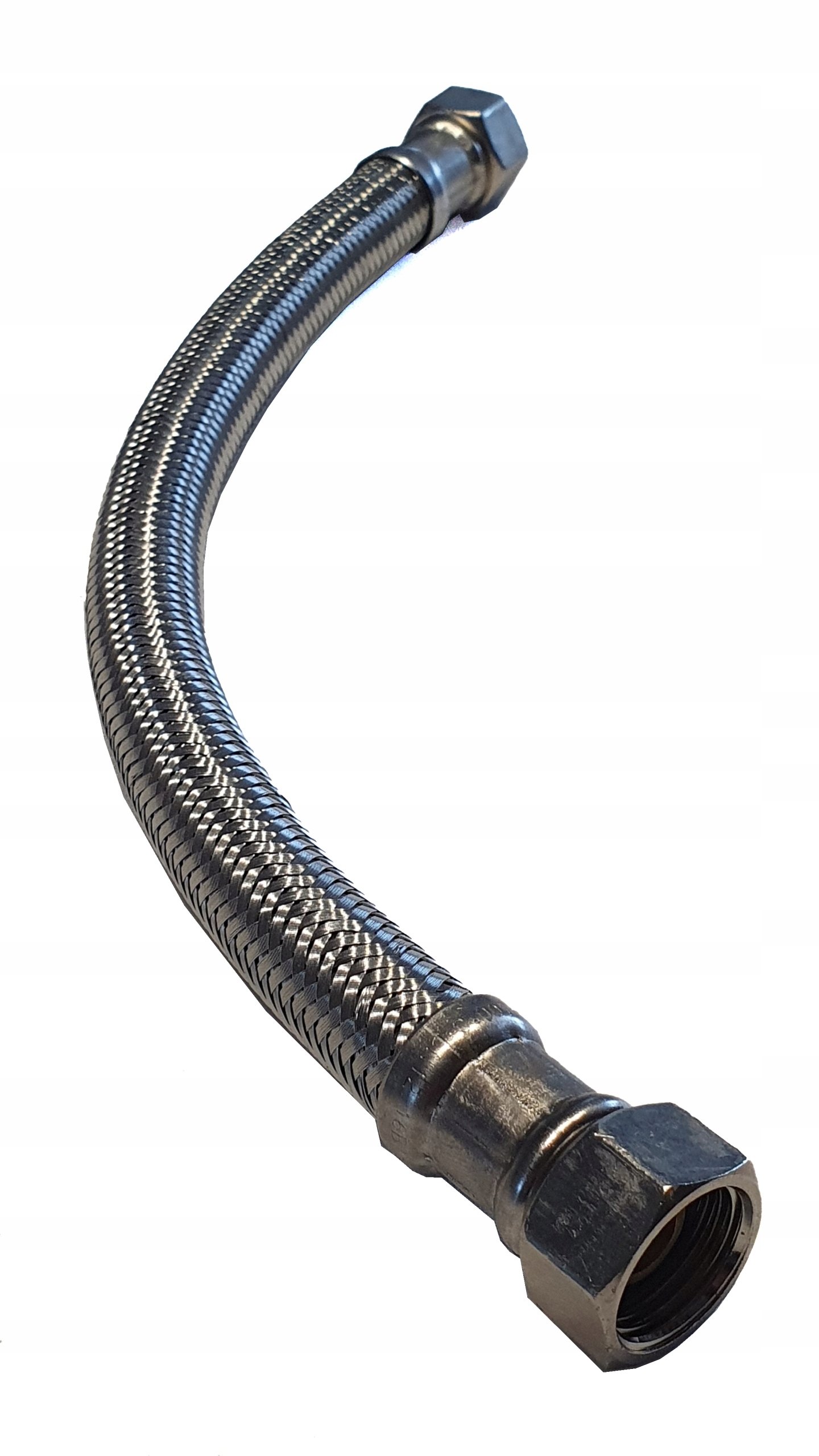 wąż w oplocie 1/2x3/4cala 80cm GIGANT dn12 GRUBY