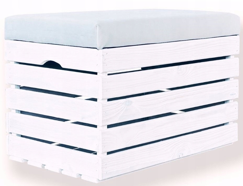 Dřevěný taburet s úložným prostorem, otevírací terasa balkon dům 60 40 45 Barvy