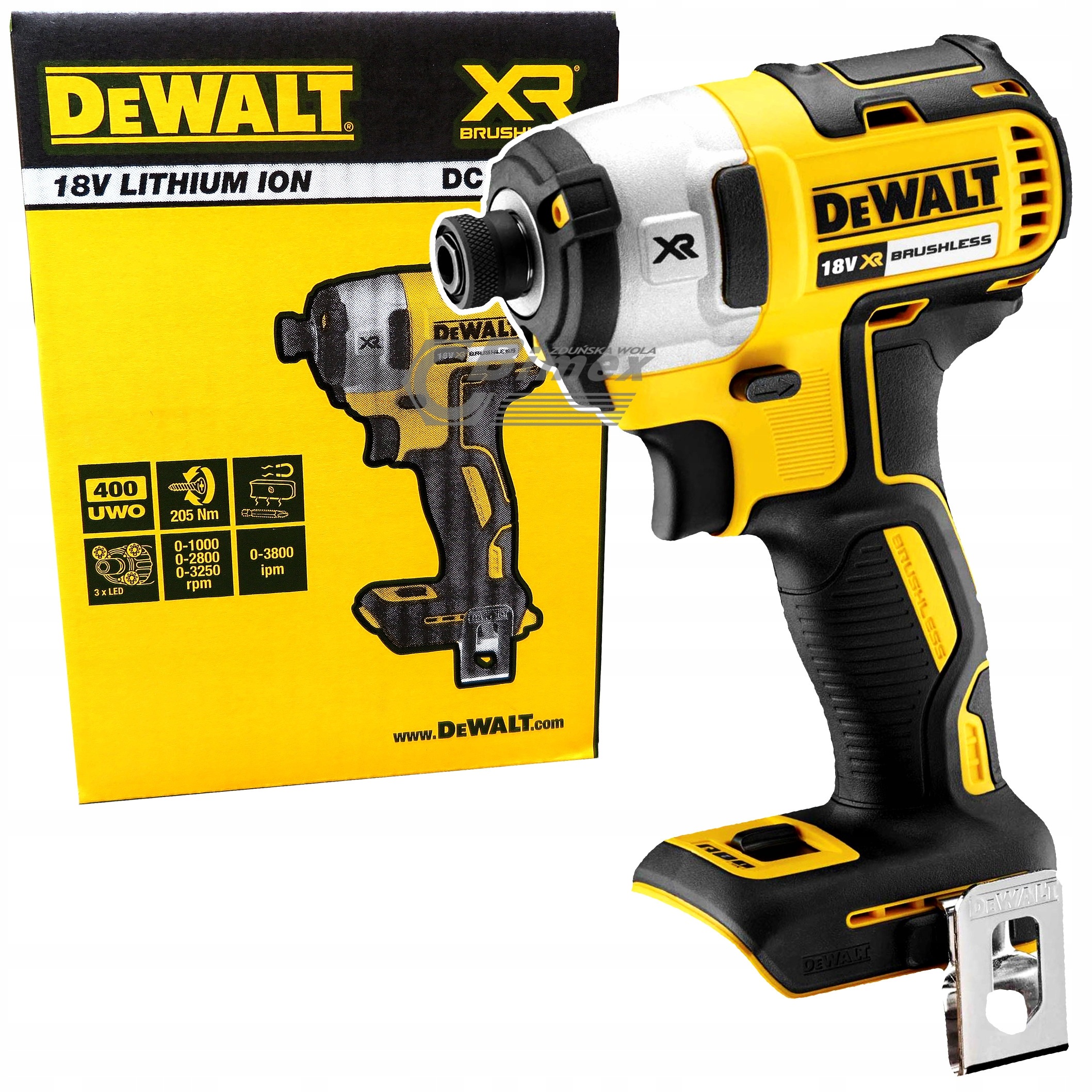 Zakrętarka Udarowa DeWALT DCF887N -xj Body 1/4" Hex 205Nm