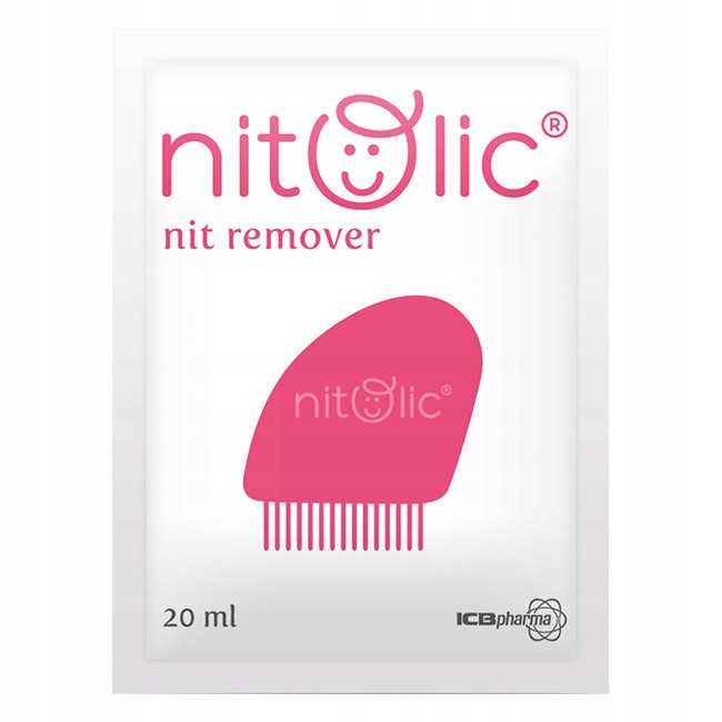 

Pipi Nitolic do usuwania gnid 20 ml grzebień