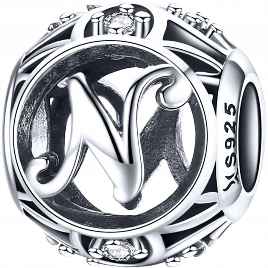 

Charms do Pandora Literka N srebro 925 koralik