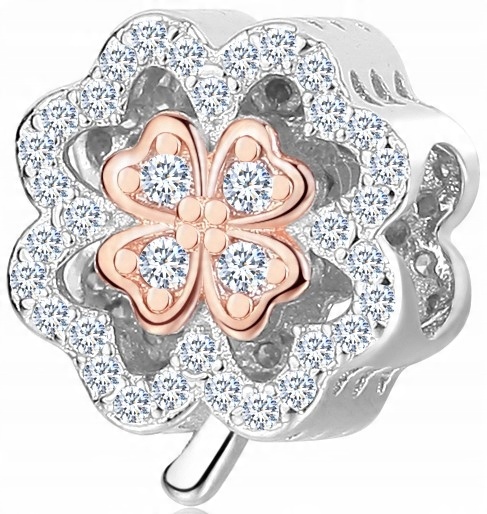 

Srebrny Charms Do Pandora Zawieszka 925 Koniczynka