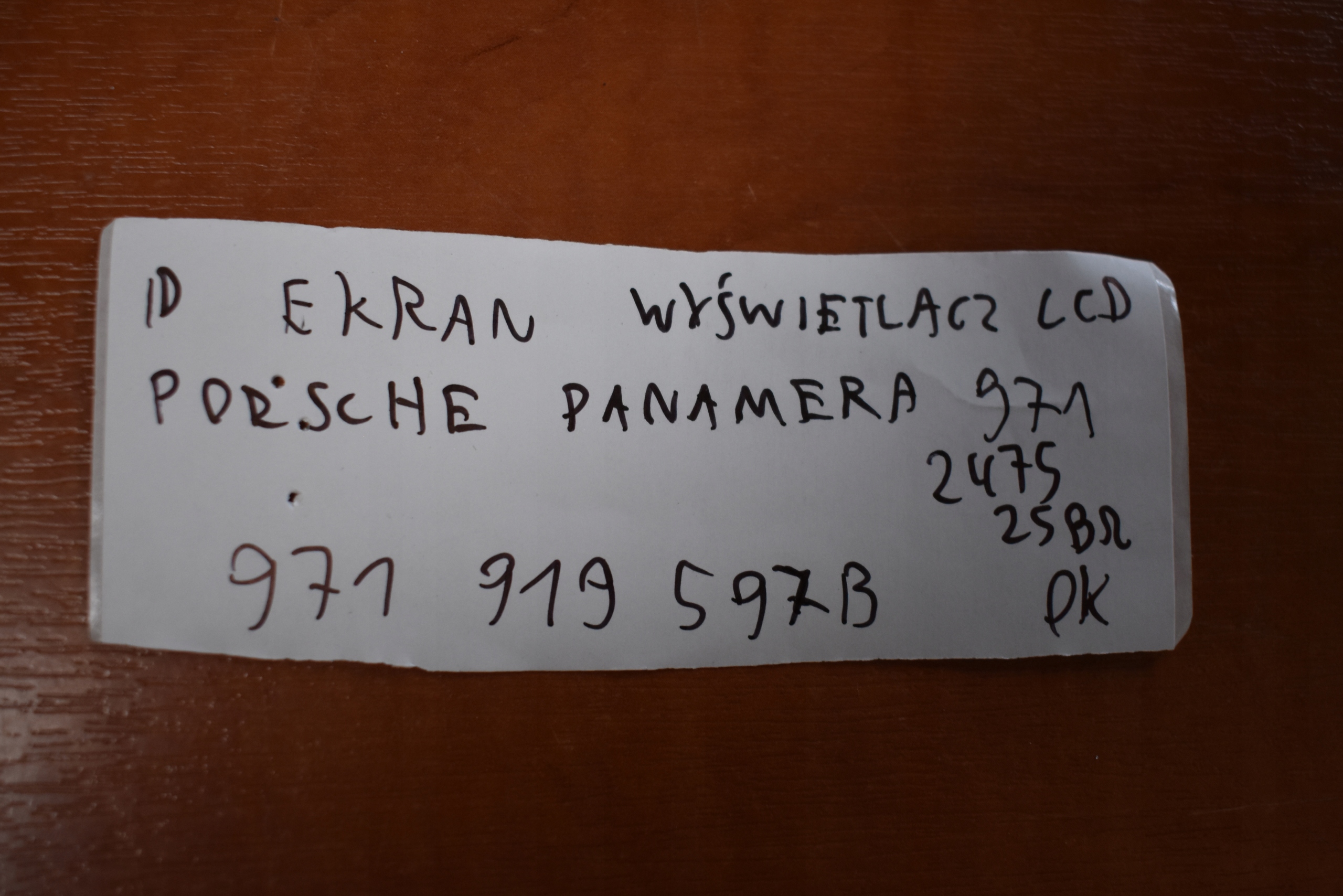 IDEALNY EKRAN display LCD PORSCHE PANAMERA 971 1