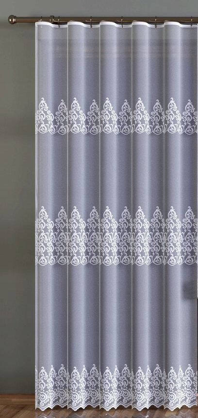 Mg Záclona 619/109 Bílá 500x250 cm Hotová s páskou M