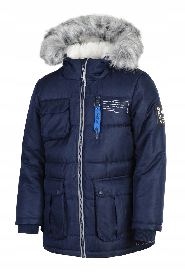 

4F Chłopięca Kurtka Parka Zimowa JKUM001 164