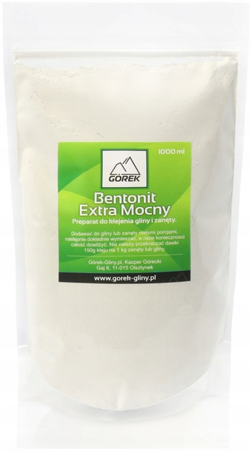 Klej Bentonit Extra Mocny 1kg Górek Feeder Spławik