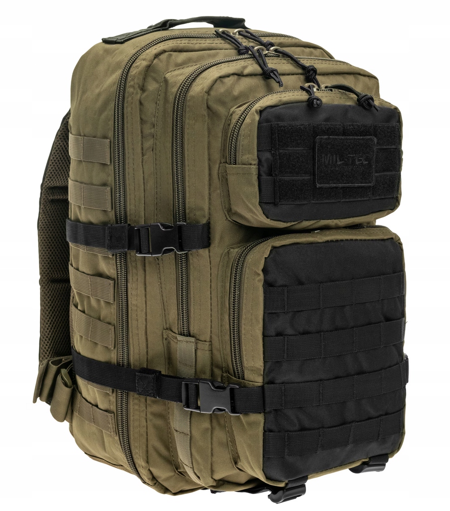 Mil-Tec Plecak Taktyczny Wojskowy 36L Zielony/Czarny