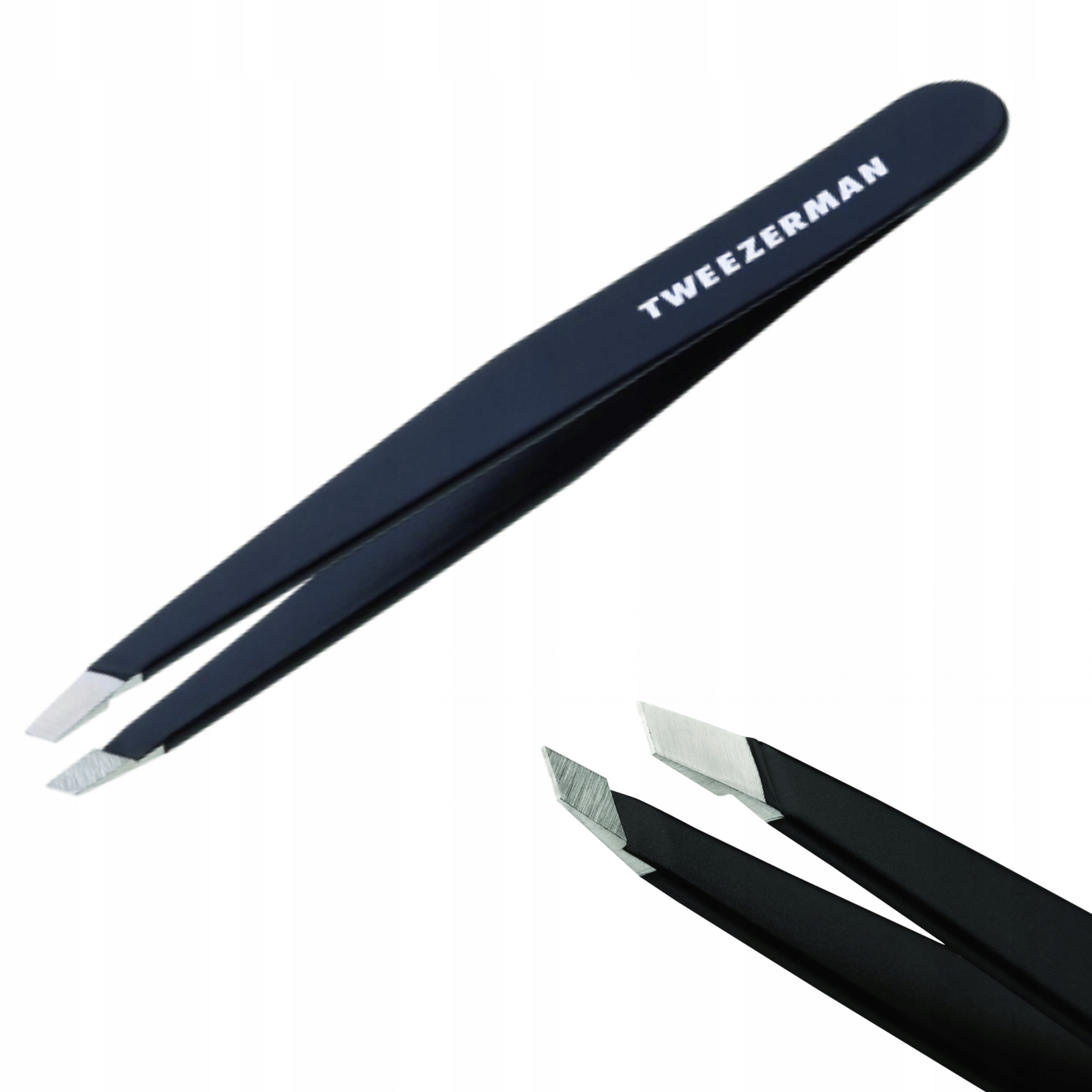 Pęseta do brwi, polerowana stal nierdzewna Tweezerman Slant Midnight Sky