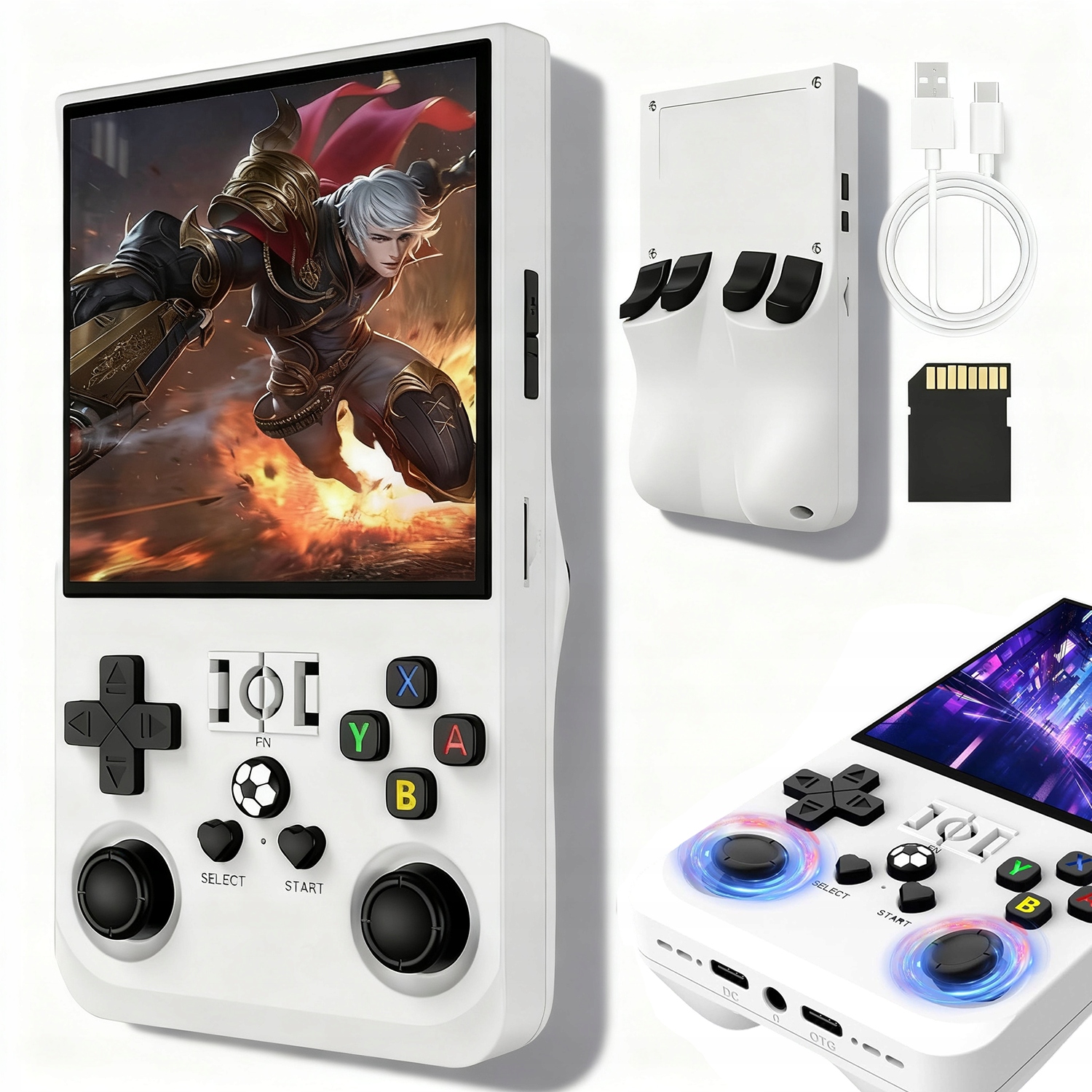 Mobilna Konsola Do Gier Retro Symulowany Joystick 3D 18000+ Gier