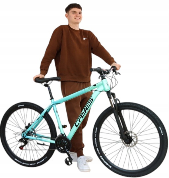 Rower 29 " Góral Mtb Niebieski Miętowy 29 Cali Mtb rama 19" Męski Damski