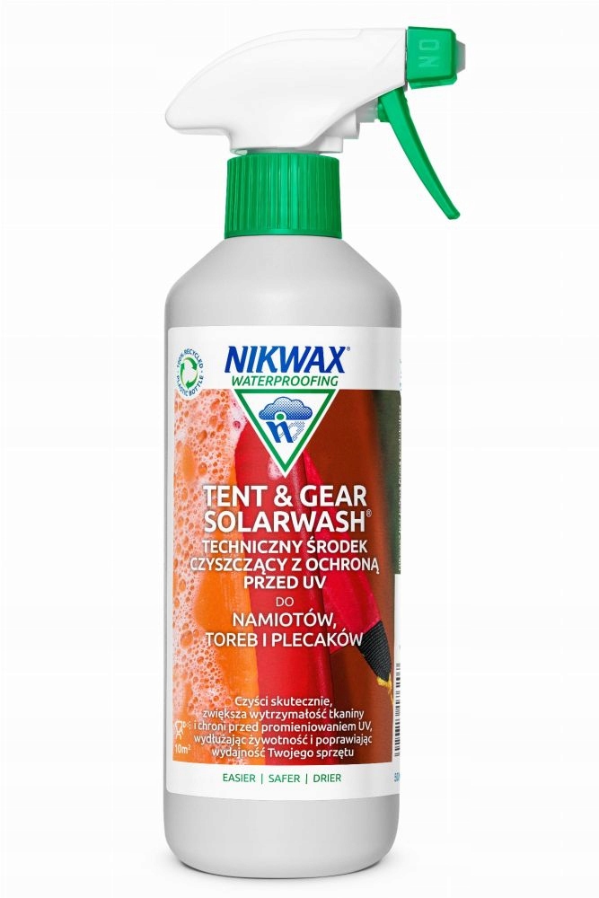 Płyn do mycia namiotów chroni przed promieniami słonecznymi Uv 500ml Nikwax