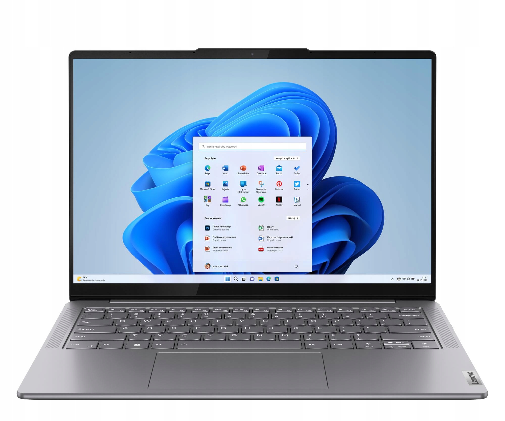 Laptop Lenovo Yoga Slim 7-14 14" Intel Core Ultra 5 16 Gb 512 Gb szary