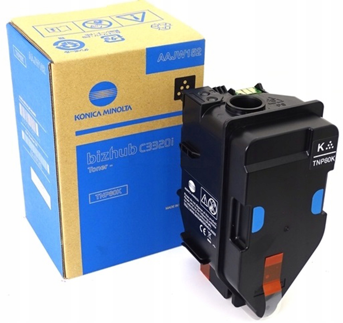 Originálny toner Konica minolta TNP80K AAJW152 C3320i C3321i čierny (black)