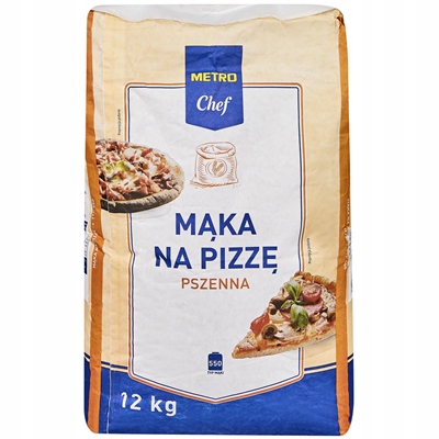 Metro Chef Pšeničná mouka na pizzu typ 550 12 kg univerzální mouka velké balení
