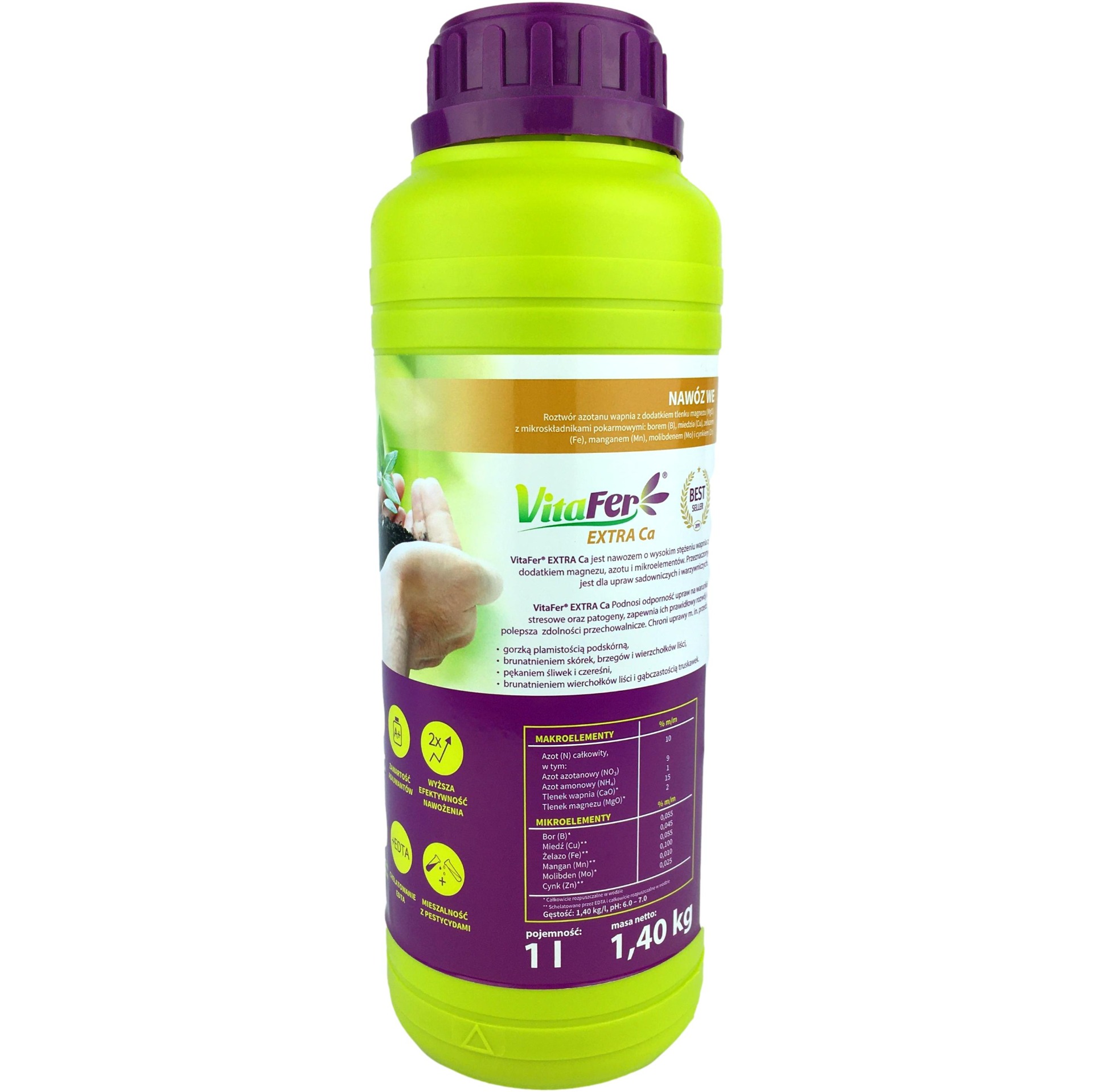 

Nawóz Dolistny Extra Ca 1L VitaFer