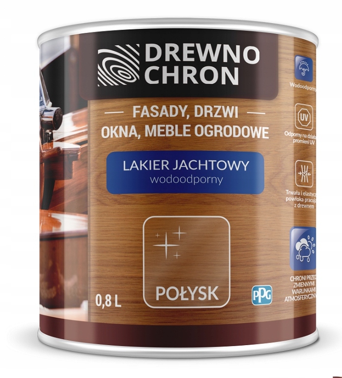 

Lakier jachtowy Drewnochron Połysk 0,8L