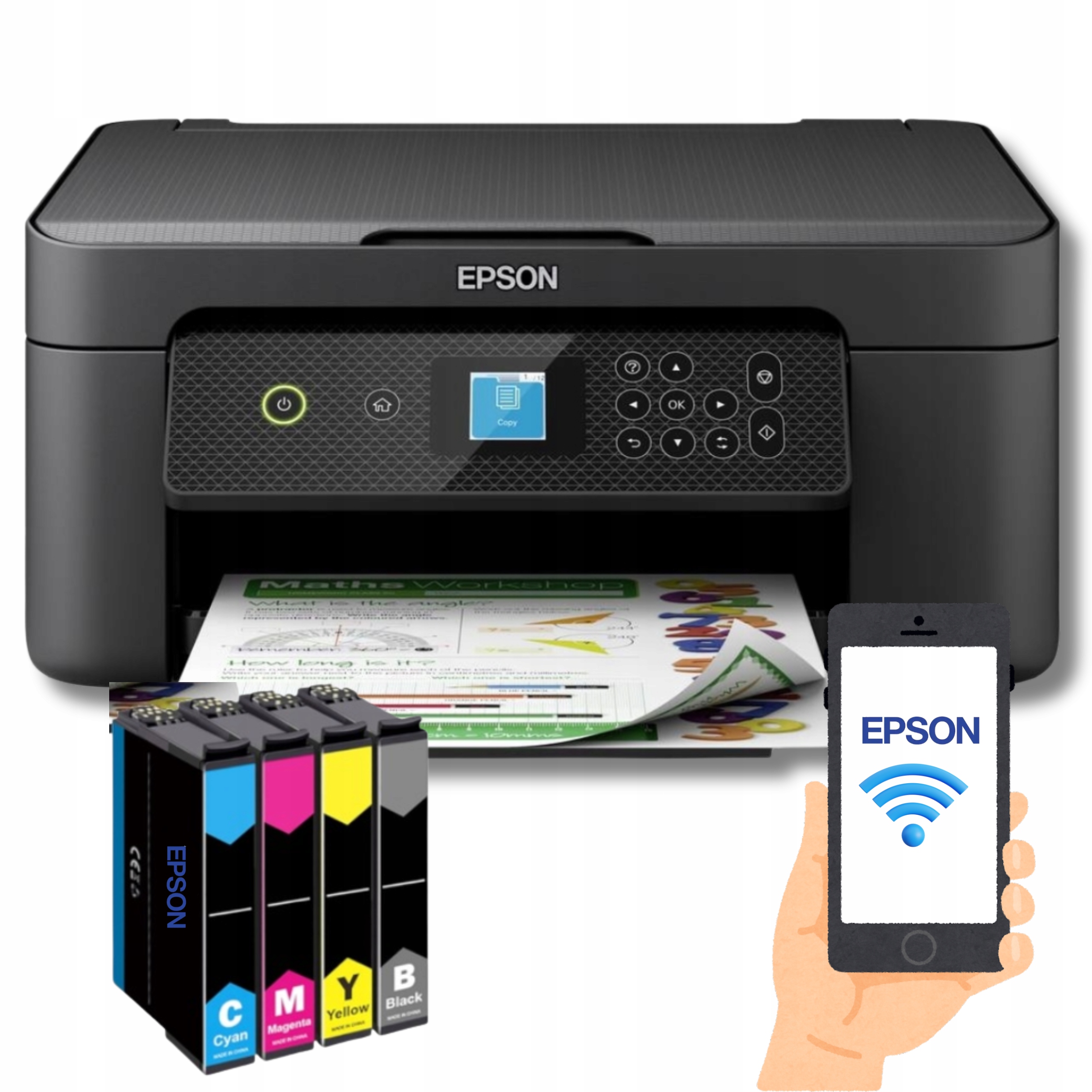 Barevná inkoustová multifunkční tiskárna Epson Xp Scan Wifi STARTovací Náplně
