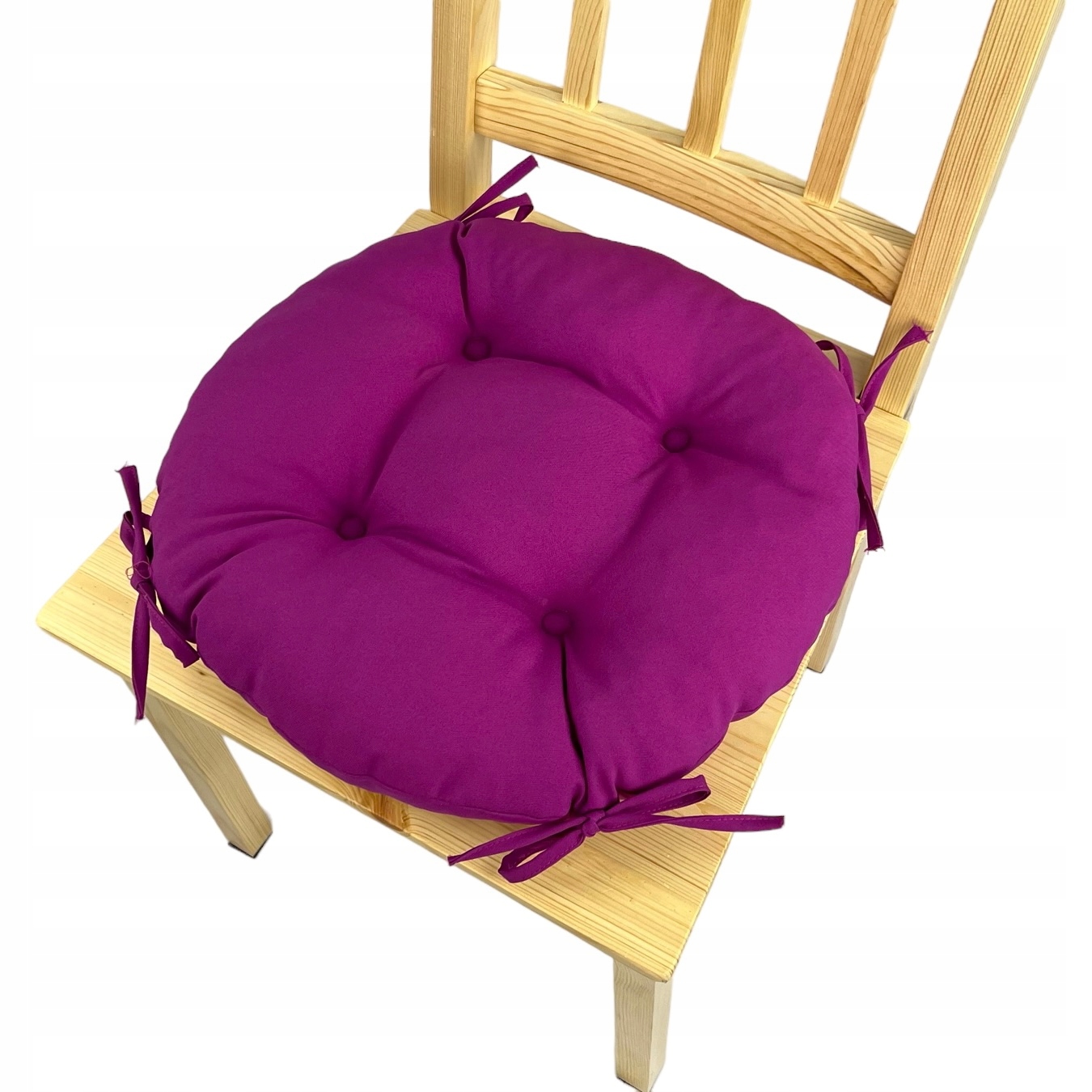 

Poduszka na krzesło taboret 35cm Fuksja Koło