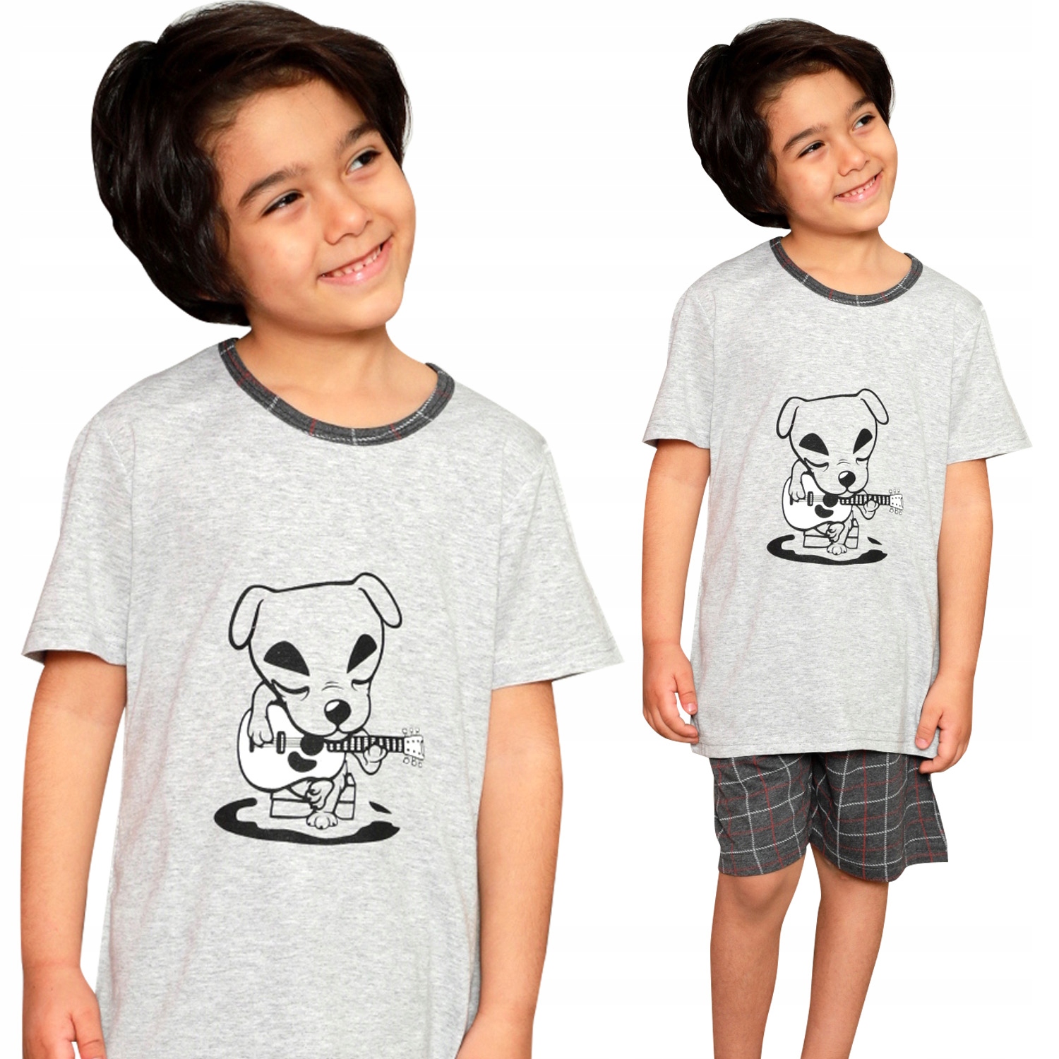 

Bawełniana Piżama Chłopięca Dziecięca krótki rękaw