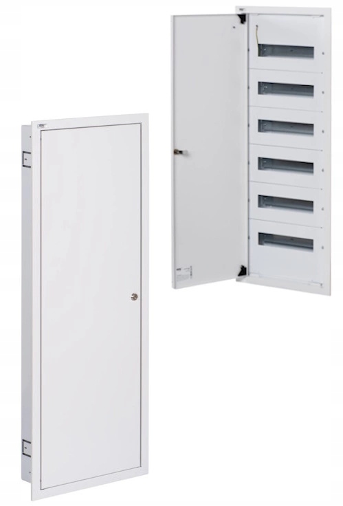 Rozdzielnica Podtynkowa Metalowa 6x12P Ideal IP30 Biała Stal Kanlux