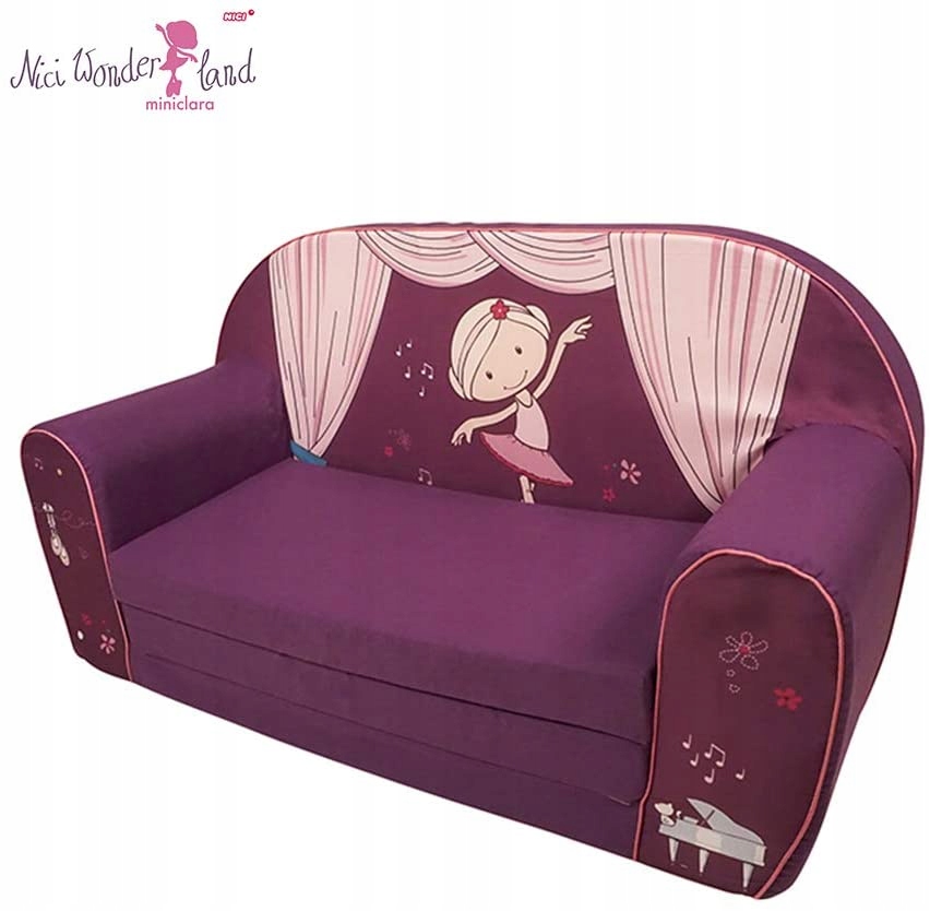 Sofa dziecięca Miniclara Knorr Toys Kolor obicia fioletowy