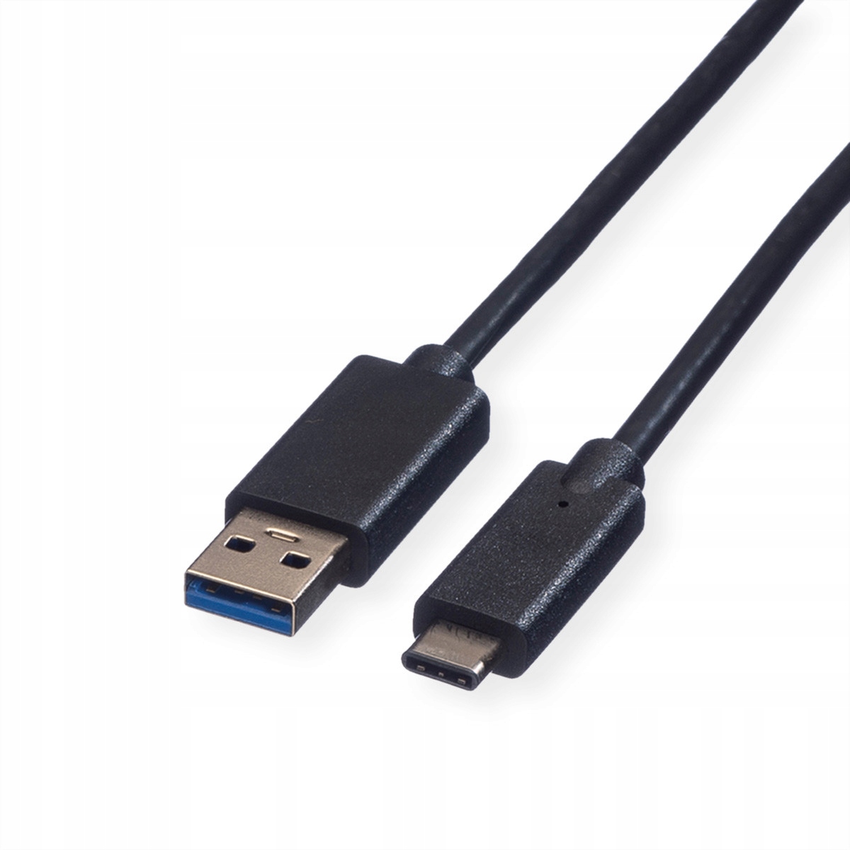 Kabel przewód USB 3.2 A-C M/M czarny 1m