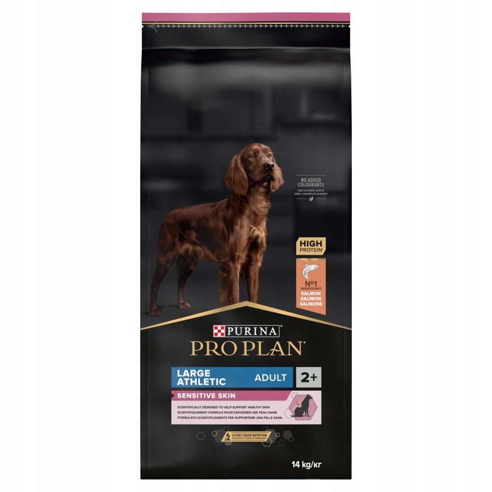 Levně Purina Pro Plan Large Adult Athletic Optiderma Losos a rýže 14 kg