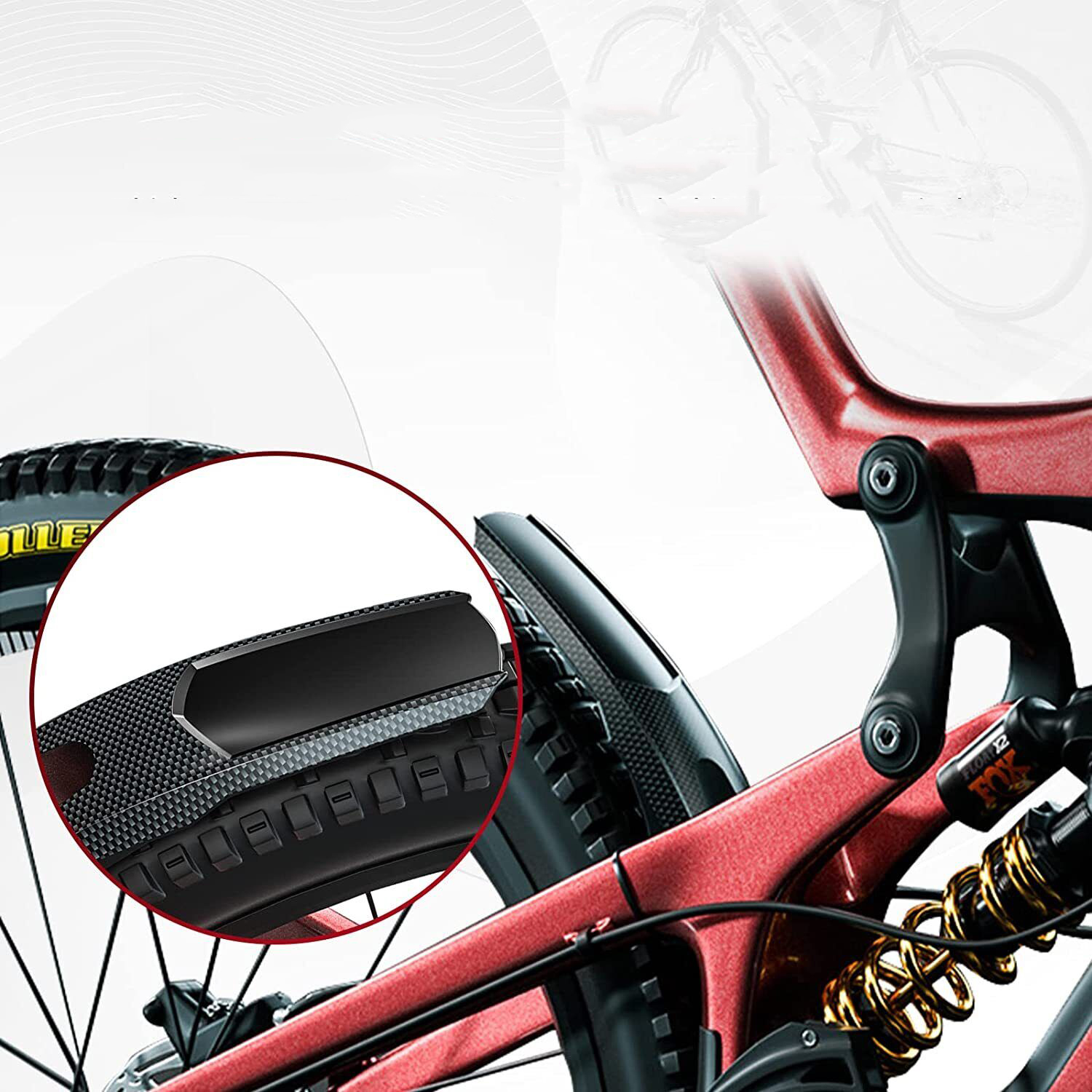 2X UNIWERSALNY BŁOTNIK DO ROWERU,BŁOTNIKI ROWEROWE Materiał dominujący tworzywo sztuczne