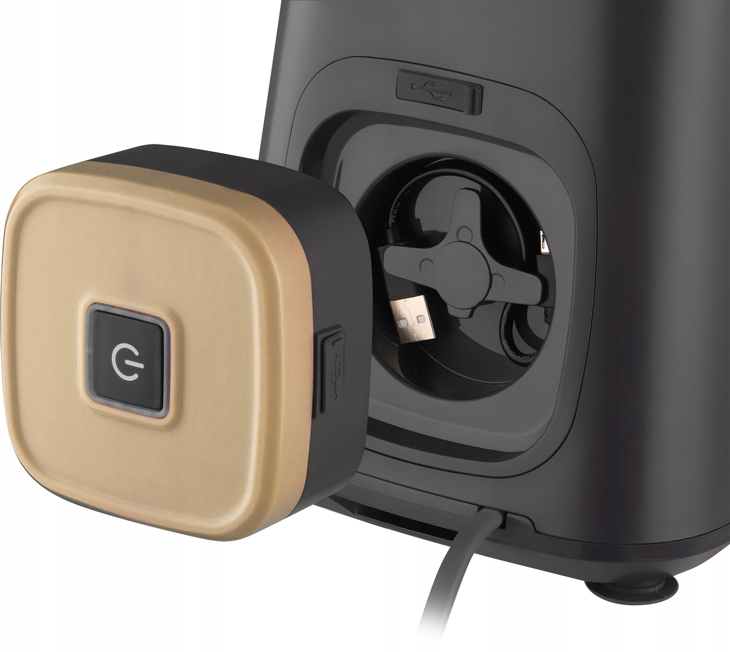 Blender kielichowy próżniowy Sencor 1500W Złoty Blender personalny tak