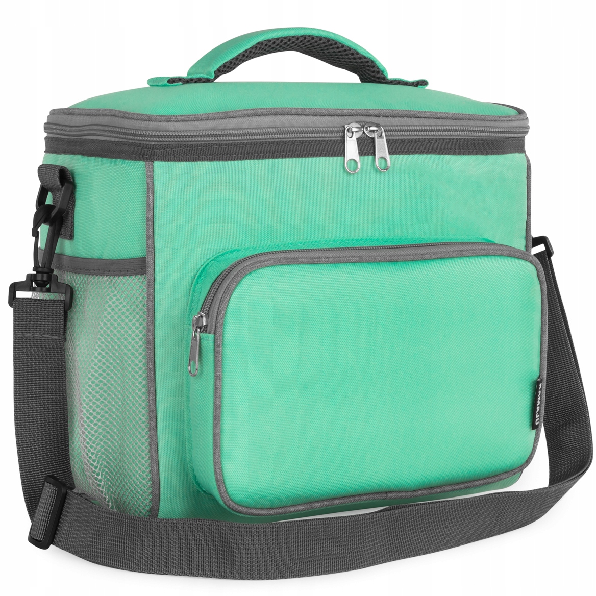 SOLIDNA TORBA TERMICZNA 2 KOMORY Z KIESZENIAMI + REG PASEK MIĘTOWA