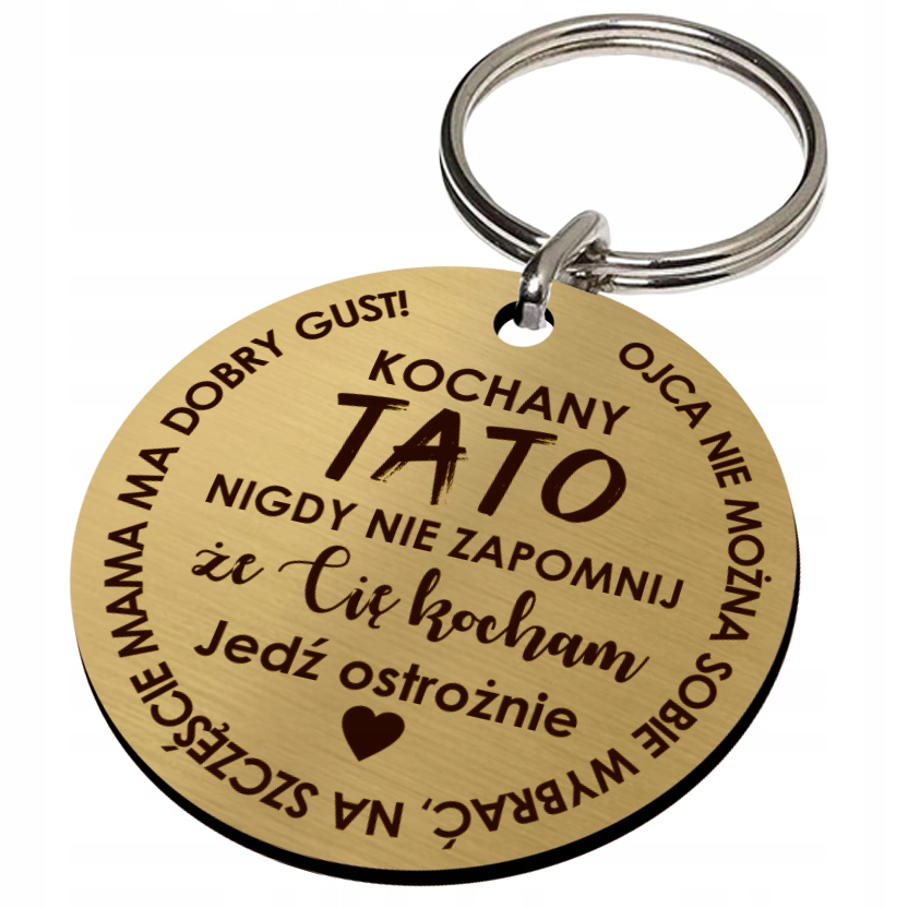 

Dzień ojca Taty upominek brelok breloczek