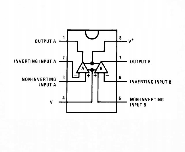 TL082 Wzmacniacz operacyjny (2szt) SMD tak