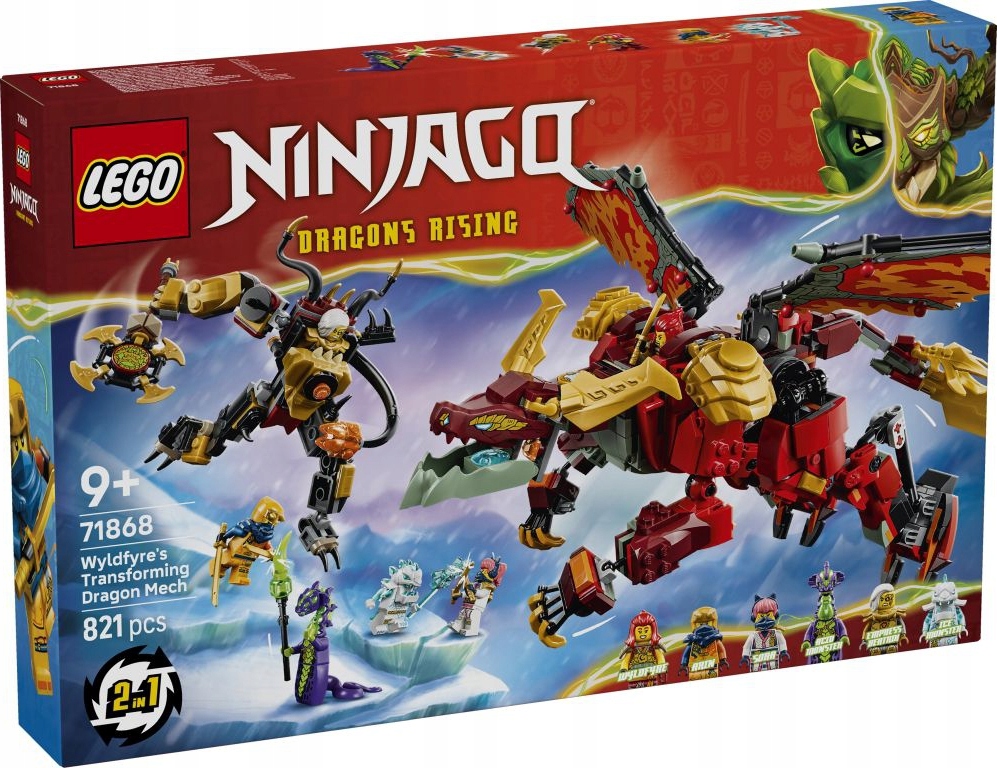 71868 Lego Ninjago Transformující se dračí mech Wyldfyre