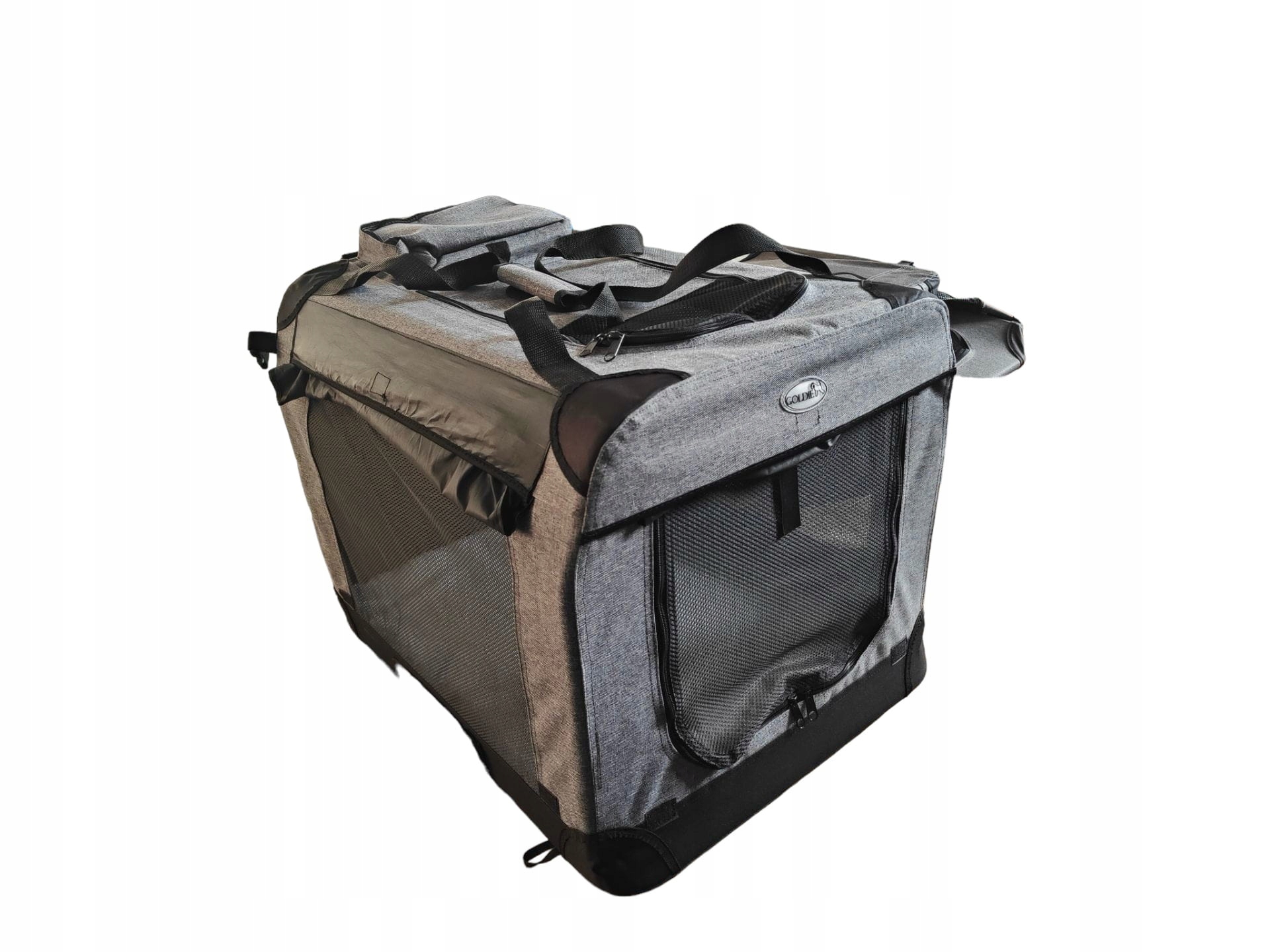 Levně Přepravka látková Goldie velikost XL (90 cm), grafitová obal