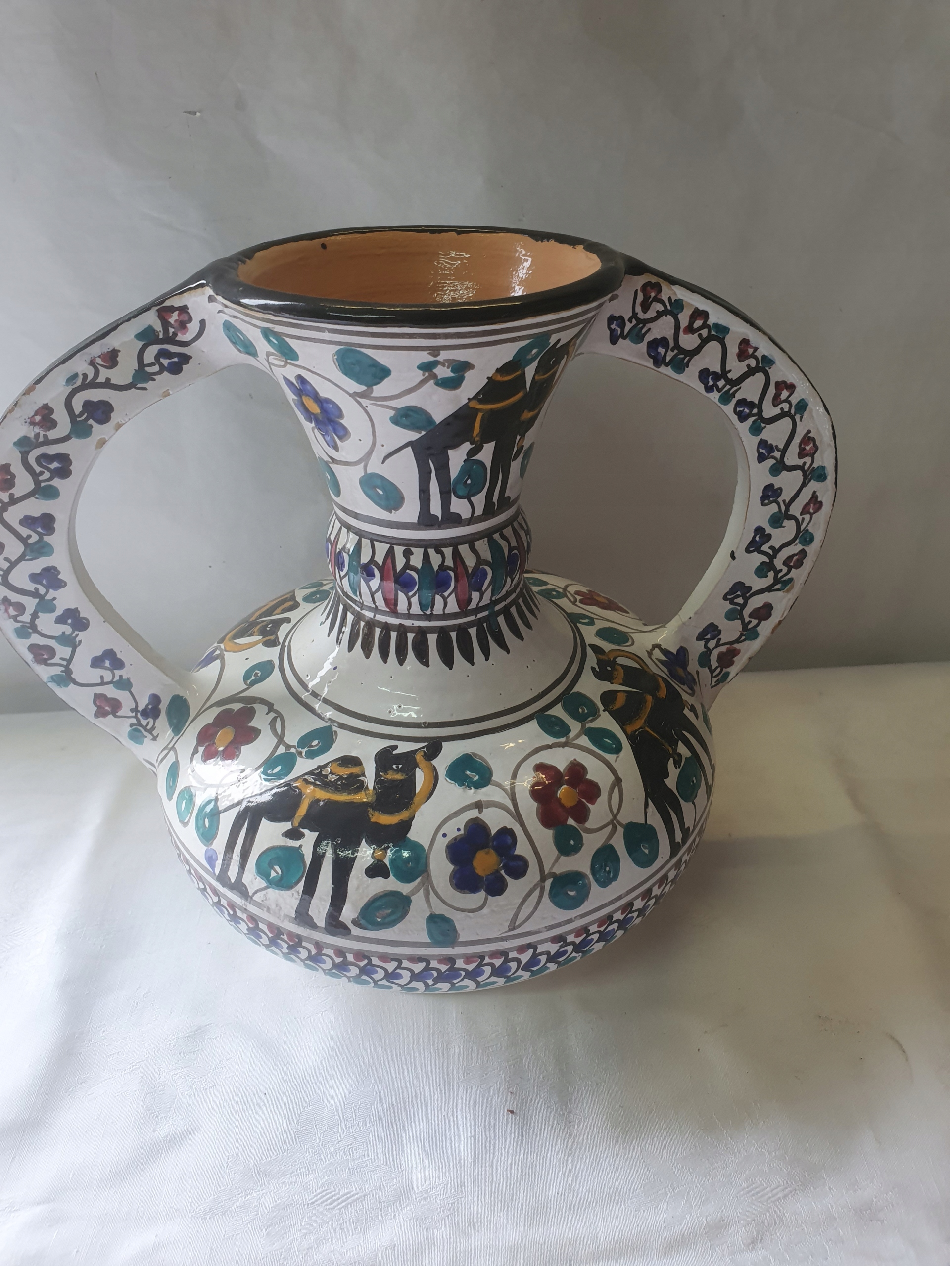 Wazon dzbanek ceramiczny