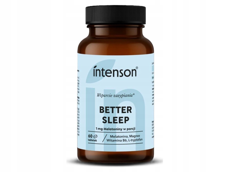 Suplement na sen INTENSON Better Sleep z melatoniną (60 tabletek)