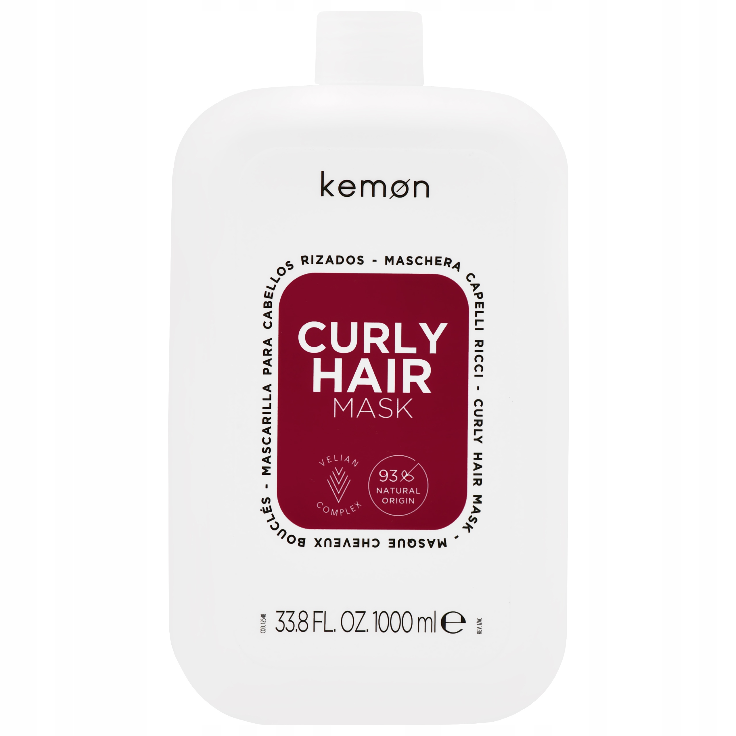 Hydratační maska pro kudrnaté vlasy Kemon Curly Hair Mask, 1000 ml