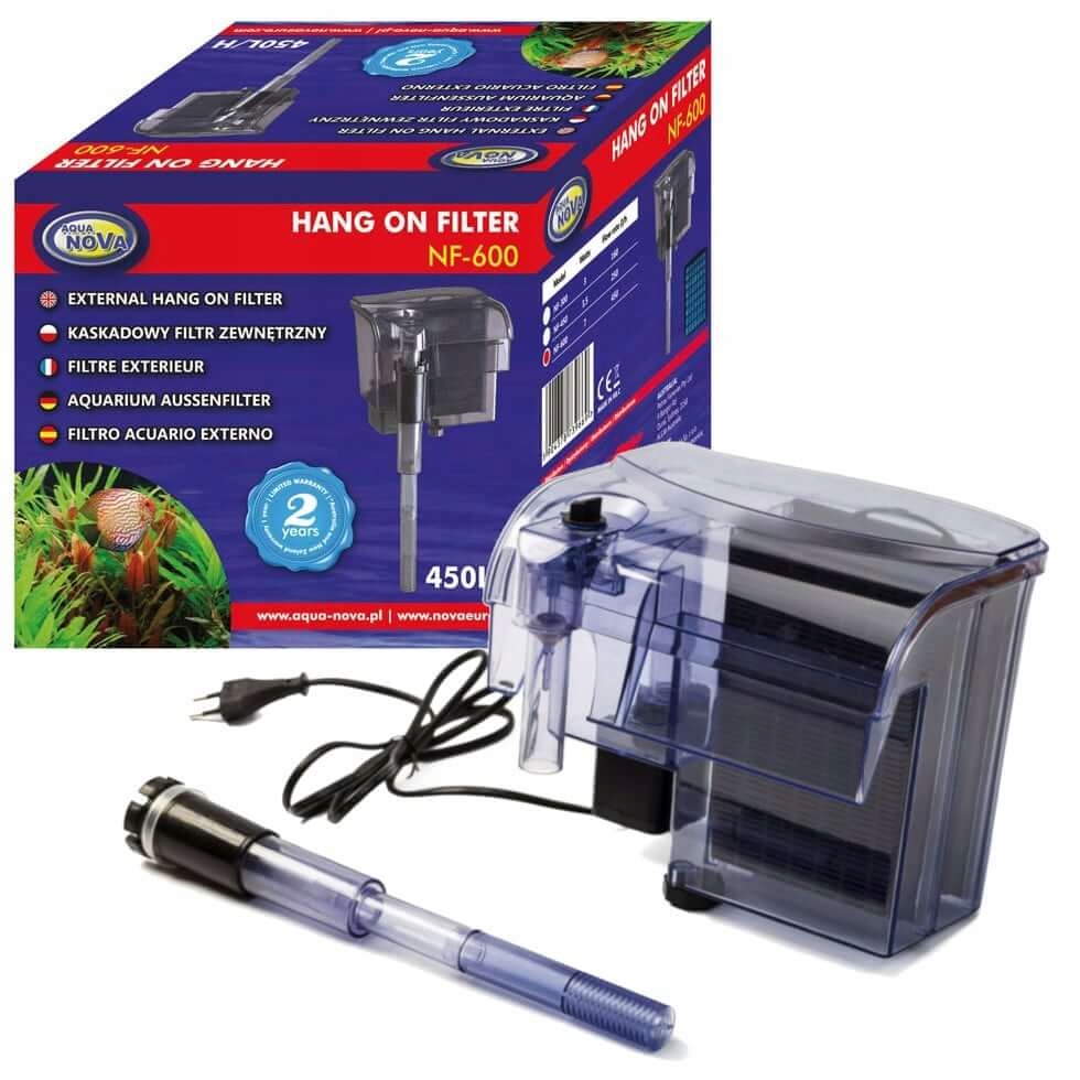 

Aqua Nova Filtr Kaskadowy NF-600 Skimmer do 200L