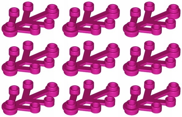 

Lego 2423 Liść Roślina magenta (5g) 9 szt.