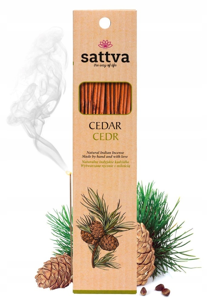 

Sattva Ayurveda Cedr Kadzidła Cedrowe 30G
