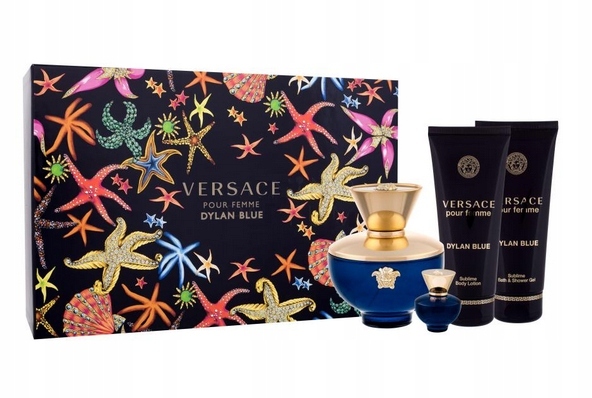 Versace Pour Femme Dylan Blue gel 100 ml balzám 100 ml 100 ml Edp 5 ml