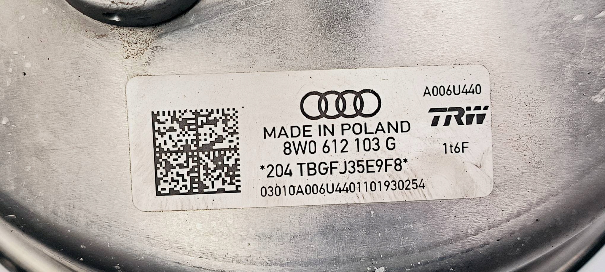 Servo bremsen 8W0612103G AUDI A4 B9