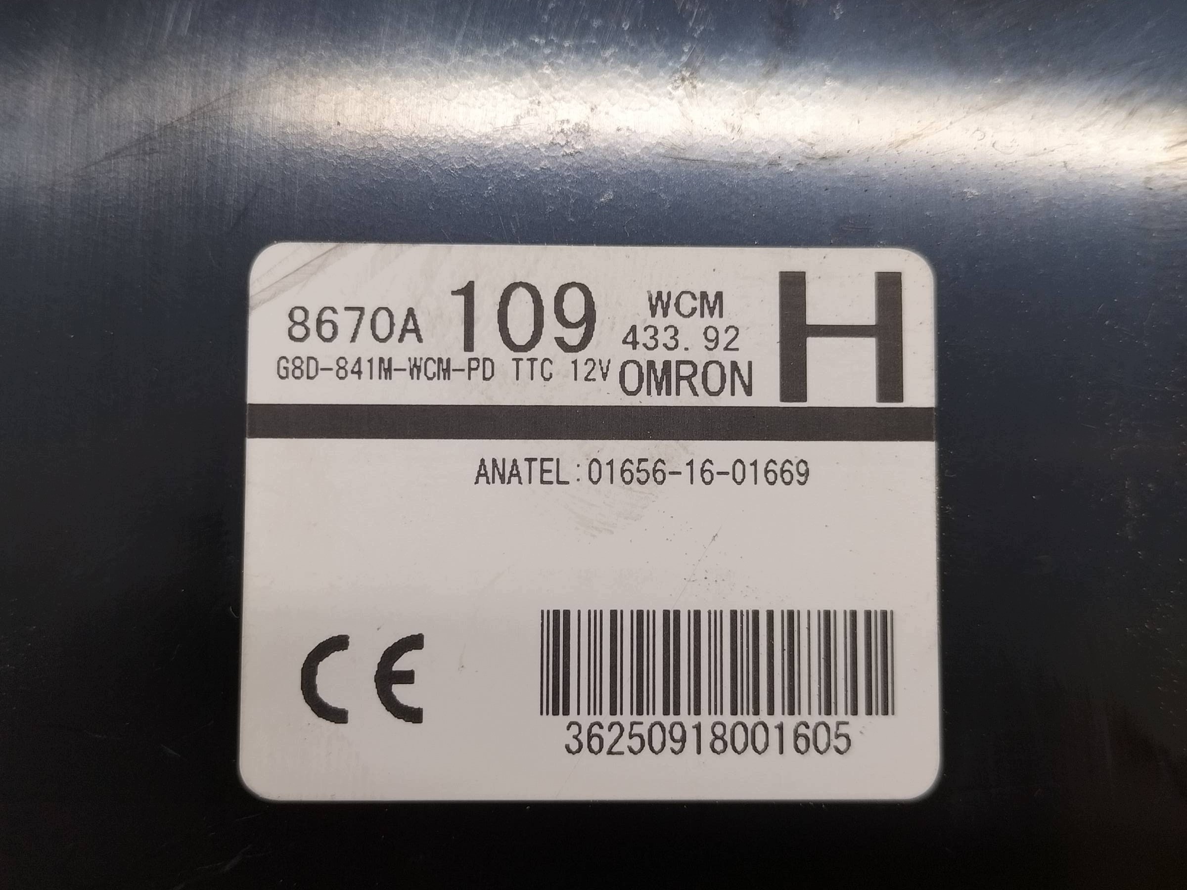 Unité commande confort 8670A109 G8D-841M-WCM-PD Mitsubishi ASX et (2010- )