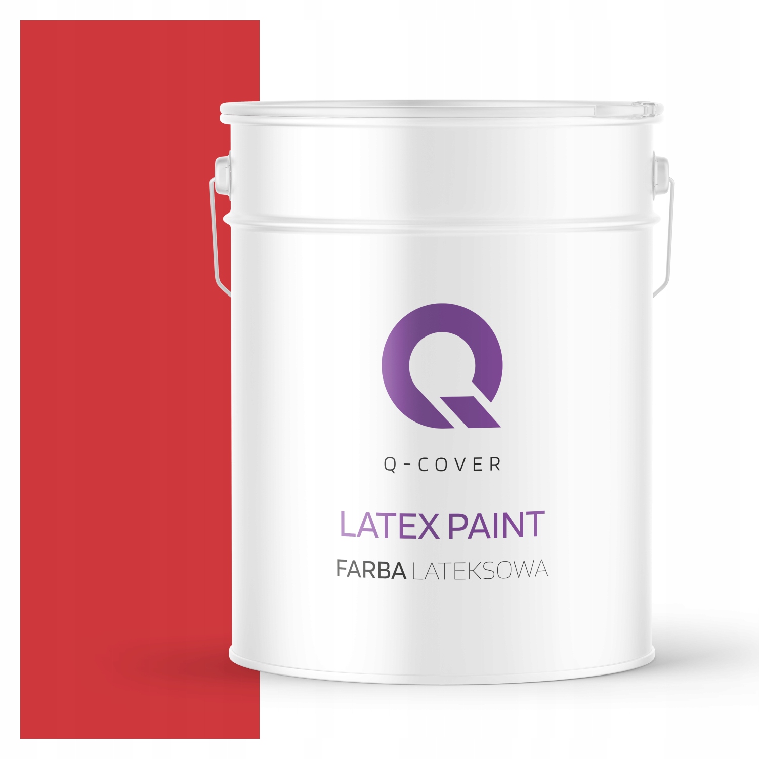 Latexová Farba Na Stenu Hlboká Matná Trvanlivá 10 L Farba Červená Ohnivá H3516