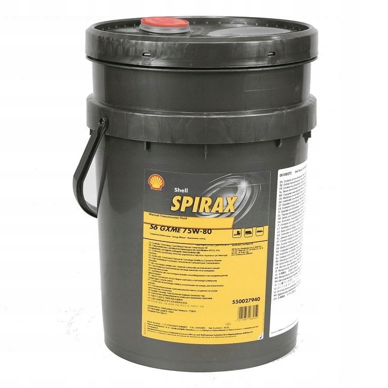 Olej PREKL.GL4 Sae 75W80 20L Shell Spirax S6 Gxme 75W80; Zf Te-ml 01L/02L/
