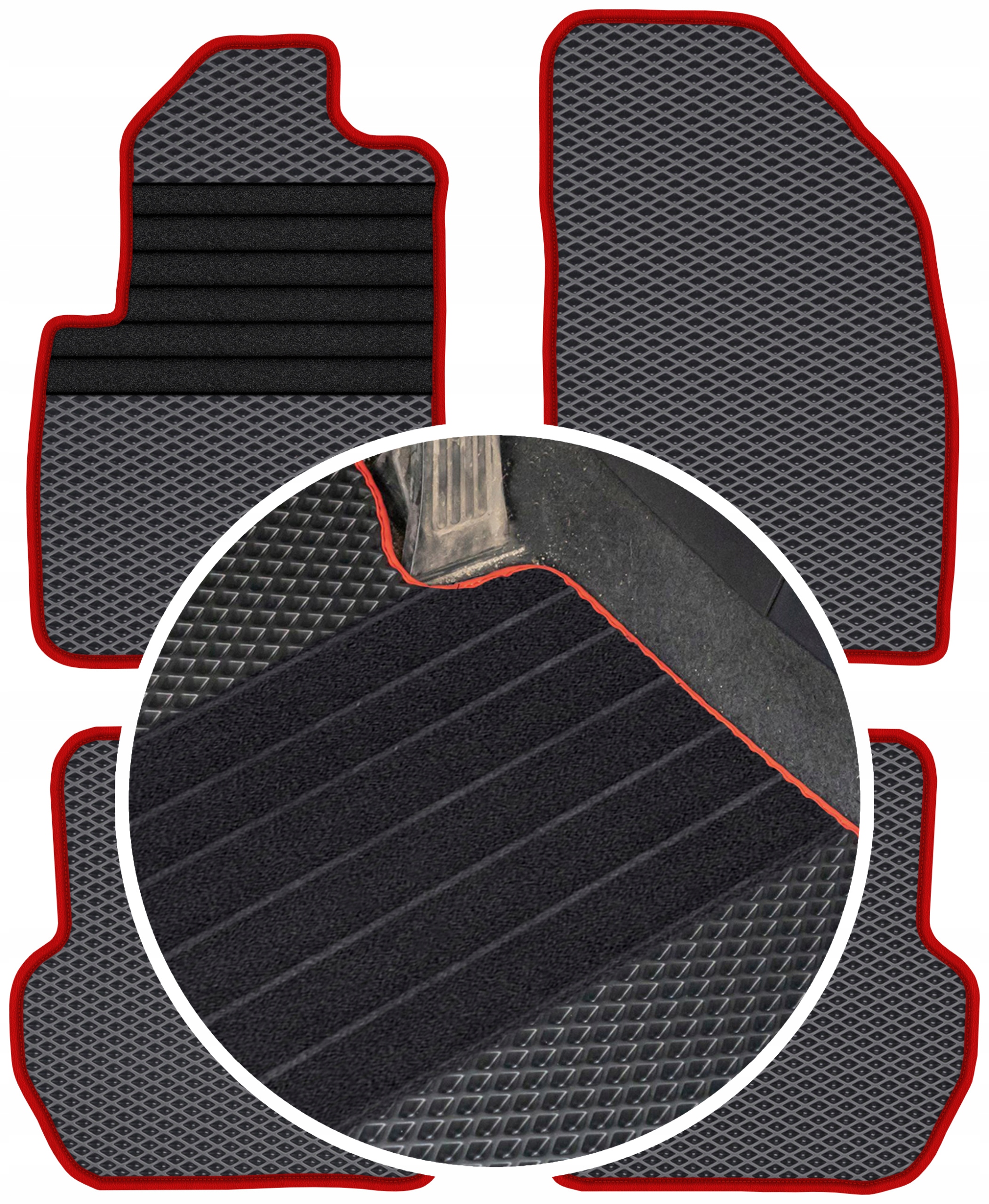 Ford Fiesta MK5 2005-2008 Gumové rohože do auta Eva Eternity