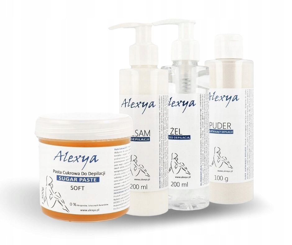 

Alexya Zest Pasta Cukrowa Soft, Balsam, Puder, Żel
