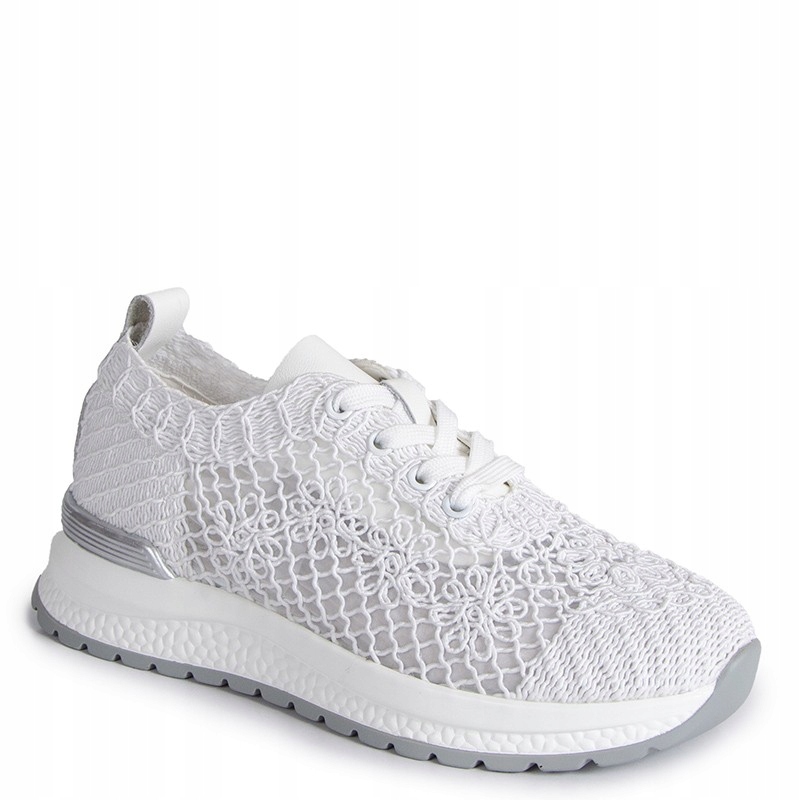 Filippo DP7615/26 Bílé Kožené Tenisky Adidasy 37