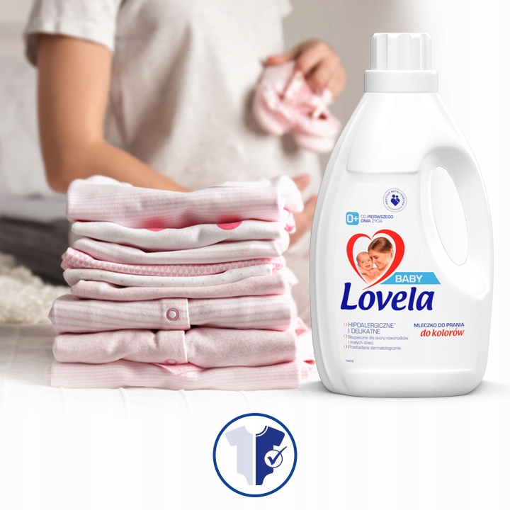 Lovela Baby Mleczko do prania dla dzieci 4,5L x2 Waga 10 kg